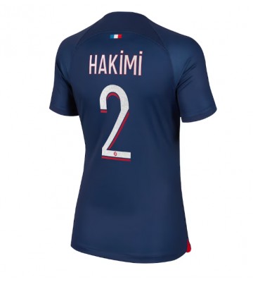 Paris Saint-Germain Achraf Hakimi #2 Replica Home Stadium Shirt for Women 2023-24 Short Sleeve